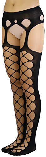 Image of ToBeInStyle Women's Suspender Pantyhose