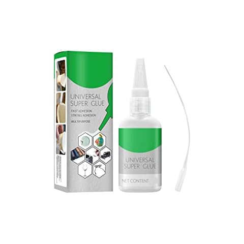 KucheHaushalt 1/2/3 PCS 50g Universal Super Glue Strong Plastic Glue for Resin Ceramic Metal Glass for Shoe Glue Sole Repair,Wood, Filling Voids, Pla-stic, Metal, Ceramic (1 pcs) Cover