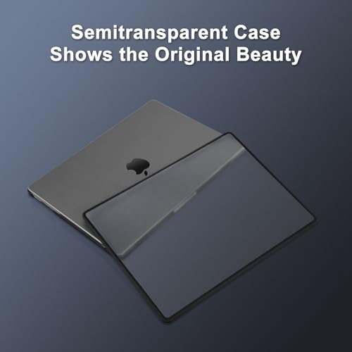 Image of MOSISO Compatible with MacBook Air 15 inch Case M5 2026 M4 M3 M2 2025-2023 | A3448 A3241 A3114 A2941, Soft TPU Frame Bumper Crack-Resistant Hard Shell Case & Keyboard Cover, Black