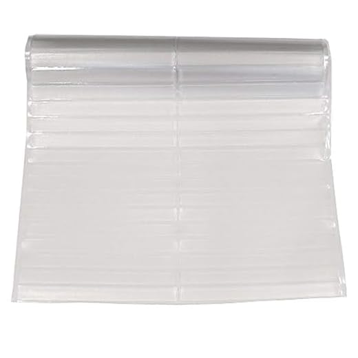 RESILIA - Clear Vinyl, Plastic Floor Runner/Protector for Hard Floors - Decorative, Dual Pad Pattern, (27 Inches Wide x 25 Feet Long)