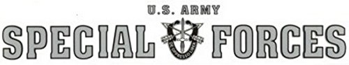 special forces decals - Army Special Forces Window Strip Decal
