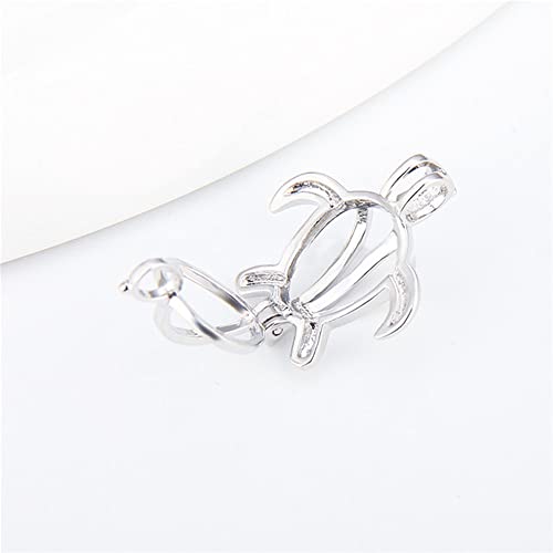 LGSY 5Pcs Silver Plated Turtle Cage Pendants for Women by LGSY - Used condition - Image 2