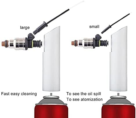 Universal Auto Car Fuel Injector Nozzle Flush Cleaner Adapter Diy Cleaning Tool Kit Set (Nozzle Adapter) #TOP2
