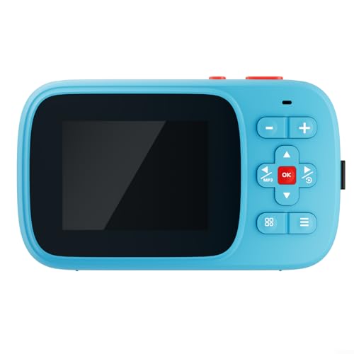 Digitalkamera, XJ07 tragbare Mini-Autofokus-Digitalkameras, 2,5 K HD, 72 MP, 16-facher Zoom, Starter, tragbare Vlogging-Kameras (blau)