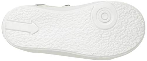 Jumping Jacks Girl's Stacy Sneaker, Silver/Metallic, 30 EU/12-12.5 M US Toddler4