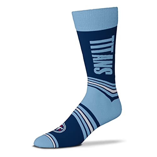 FBF NFL Tennessee Titans Unisex Go Team Dress Sock Team Color OSFM (V-5057-F30-O-GT-782525)