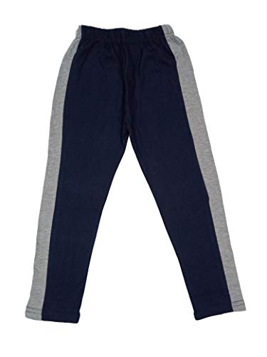 Image of IndiWeaves Girls Regular Fit Cotton Capri Pant (71800-100103108-IW-YY-P3-28 Grey, Pink, Navy Blue 8 Years-9 Years)