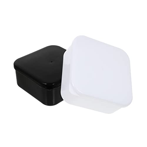 Alasum 2pcs Chess Pieces Storage Boxes Chess Container for Go Game Elegant Design Made of Plastic Easy to Maintain