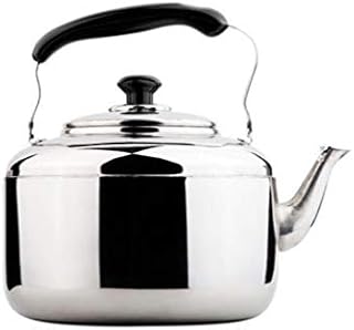 4L Whistling Tea Kettle Stainless Steel Tea Pot Tea Kettle Stovetop Ergonomic Handle Tea Water Pot Stovetop Kettle for Home