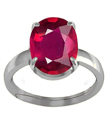 Bague Ruby Manik 9,25 Ratti réglable pour homme et femme - Pierre précieuse naturelle