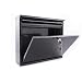 Sterling MB02BK Elegance - Buzón de Pared (Acero galvanizado, con Cerradura), Negro,...