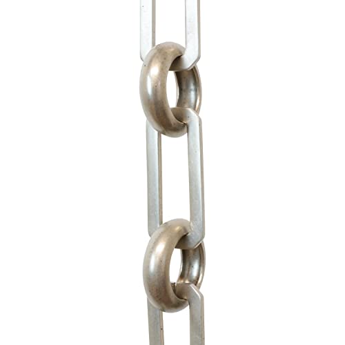 Image of RCH Hardware CH-10-SN Brass Chandelier Chain, Satin Nickel (1 Foot)