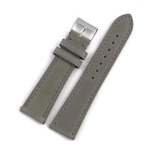 Bracelet de montre cuir véritable premium HuanJ 22mm finition artisanale
