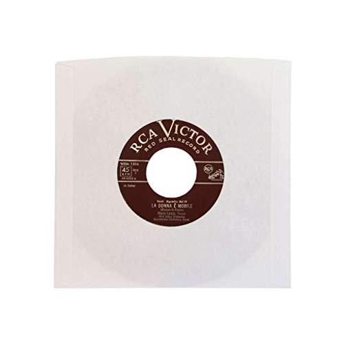 (500) White Paper Innersleeves With a Hole for 7" (45rpm) Vinyl Records #07IW - 7-1/8" x 7" - Image 4