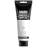 Liquitex BASICS Acrylic Paint, 250ml (8.5-oz) Tube, Titanium White