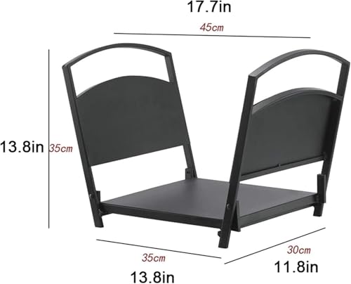 Support à bois robuste avec traitement extérieur pour rangement de bûches de cheminée - 3