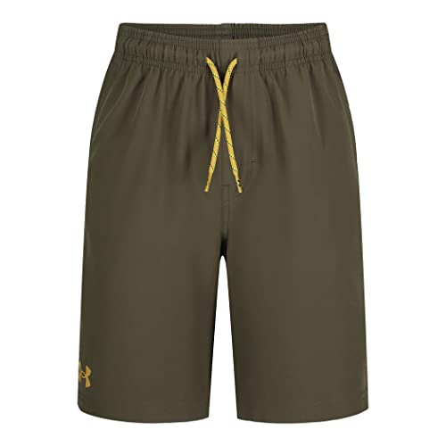 Image of Under Armour Boys 4-Way Stretch Pull-on Tech Shorts, Moisture Wicking, Side Hand Pockets, Outdoor Collection