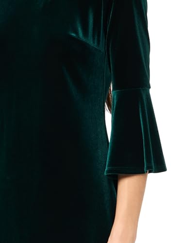 Image of Tommy Hilfiger Women's 3 /4 Bell Sleeve Jewel Neck Sheath Mini Dress