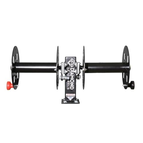 FBSS10BLK Diamond Lead Reels HD 10  Black Fixed Side x Side