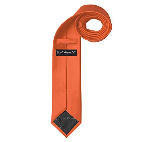 Image of Jacob Alexander Men's Extra Long Solid Color Tie