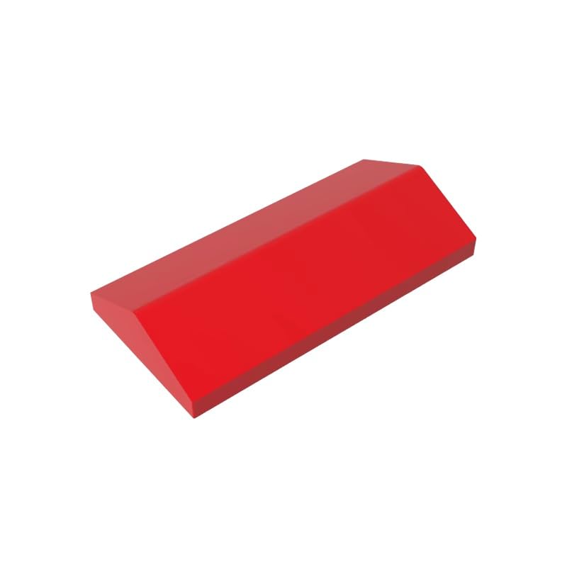 XYEIUGO 3299 Slope Brick Slope 33° 2x4 Double, Red, 50 PCS — image 1