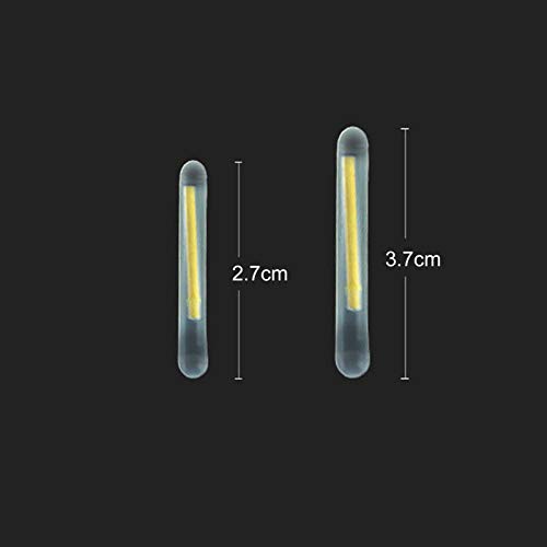 Bastão de pesca, 5 peças de vara de brilho profissional resistente ao desgaste, luz verde flutuante