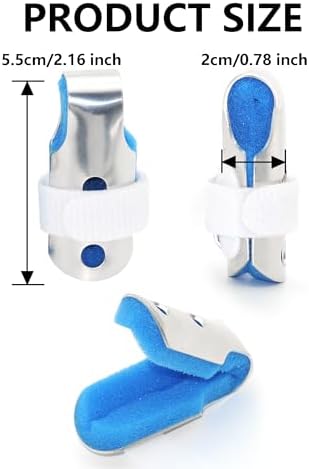 TAROYQASUL pediatric finger splint, 12 PCS Lightweight trigger finger splint Designed for finger brace Support Arthritis Relief Knuckle Straightening of Injured Fingers