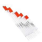 AMZLORD 10 Stück/Set transparente Angelposen aus Kunststoff mit hohlem Stab Boje Tube Waggler