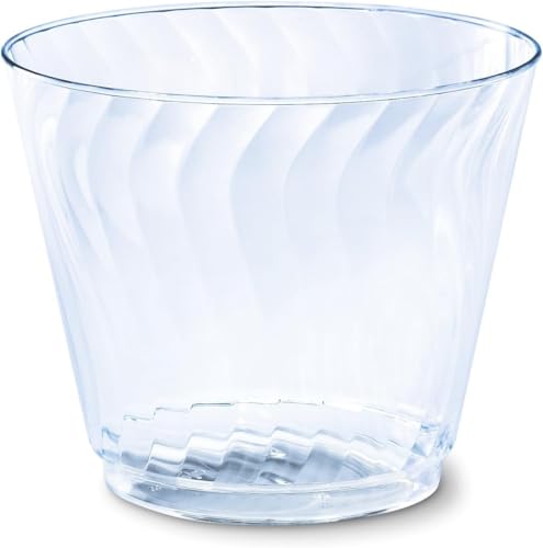 Chinet Cut Crystal Plastic Cups 9 Oz 25 Tumblers/Pack 2 Pack (50 Count)