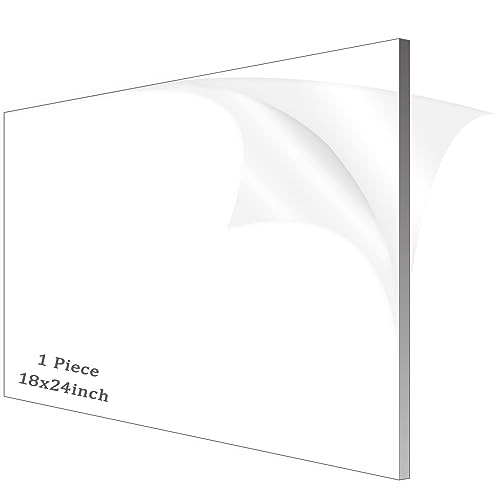 Clear Acrylic Sheet Plexiglass,1/4