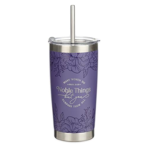 Christian Art Gifts Large Stainless Steel Insulated Travel Mug for Women