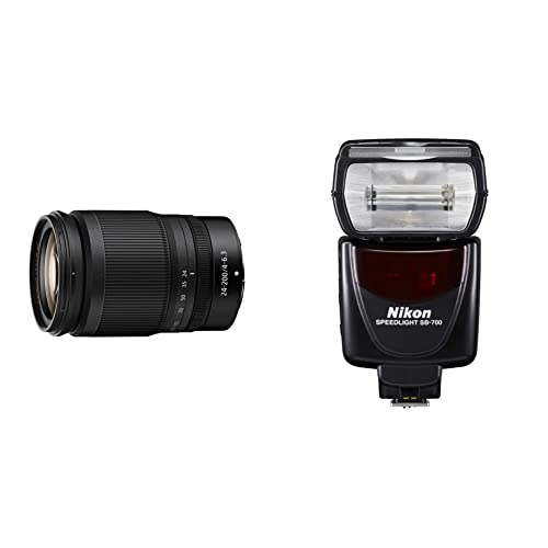 Nikon Z 24-200mm 1:4-6.3 VR Objektiv und SB-700 Blitzgerät