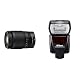 Nikon Z 24-200mm 1:4.0-6.3 VR Objektiv und SB-700 Blitzgerät im Vergleich