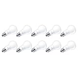 Philips CorePro LED Nicht Dimmbar Cool frosted A60 Glühbirne, Weiß, 7,5 W, E27, 10 Stück