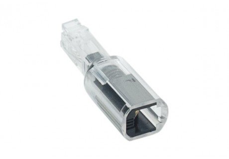 Adaptateur téléphonique RJ9 Anti-enroulement Monobloc