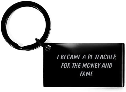 PE Teacher Keepsake Keychain for Him Birthday Gift with Engraved Quote image 4