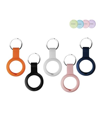 2 unidades, funda de silicona para Ultrbeka Air Tag con agujeros precisos y materiales ecológicos de alta calidad, resistente a los arañazos, a prueba de golpes, lavable y agradable al tacto, arco