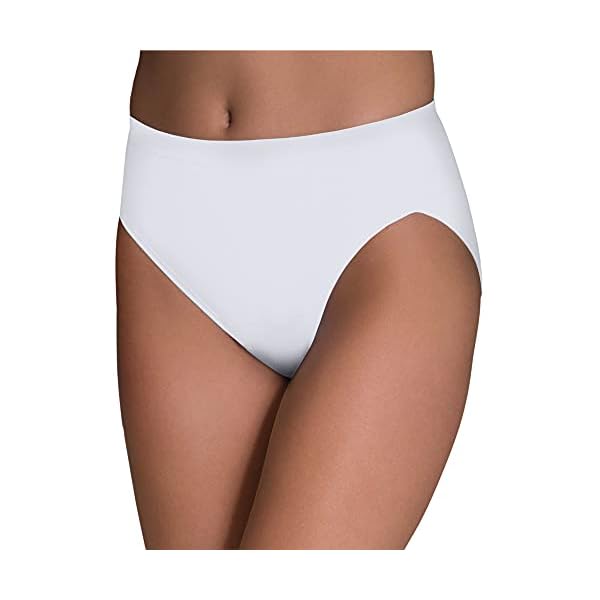 Fruit of the Loom Women's Premium Underwear Soft & Breathable, Ultra Soft-Hi Cut-Fashion Assorted, 6