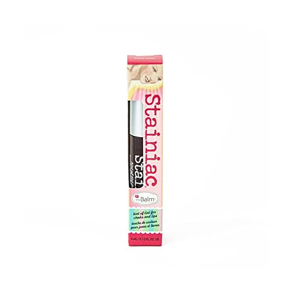 theBalm Stainiac Lip & Cheek Stain, Aloe-Infused Formula, Multi-Use, Buildable, Pigmented , 0.3 Fl Oz (Pack of 1)