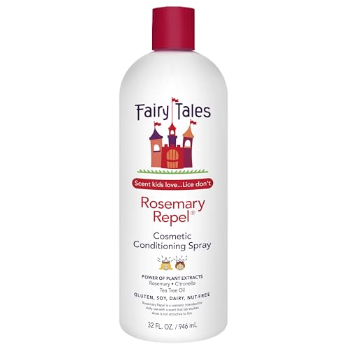 Fairy Tales Rosemary Repel Daily Kids Conditioning Spray REFILL– Kids Like the Smell, Lice Do Not, 32 fl oz. (Pack of 1)