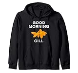 Good Morning Gill Goldfish Zip Hoodie