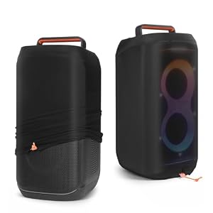 EUGOOCX PartyBox 120 Dust Cover, Protective Case Compatible with JBL PartyBox 100/110/120/130 Portable Speaker, Stretchable Travel Storage Sleeve for Outdoor Speaker Accessories