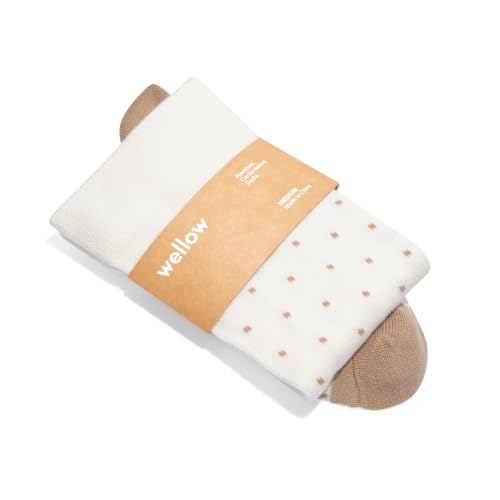 Image of Wellow Knee High Compression Socks for Men & Women - Made with Viscose from Bamboo, Swelling & Pregnancy Support