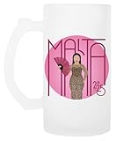 Zymbatee Irlanda 2025 Jarra de cerveza de vidrio con asa