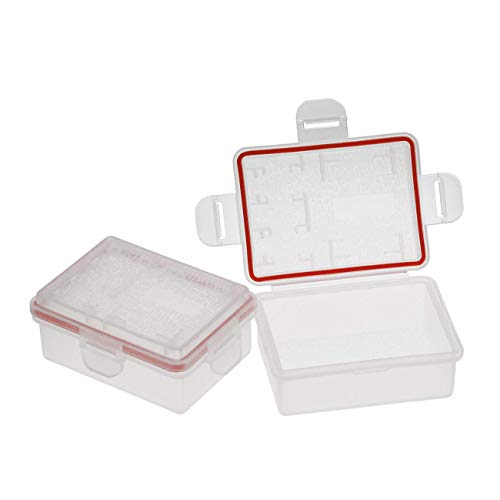E-outstanding Portable Battery Storage Case,Universal DSLR Camera Battery Box,with SD TF Card Holder