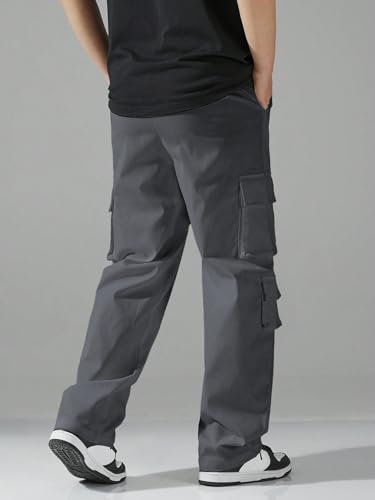 Image of Tagas Men Plus Flap Pocket Side Drawstring Waist Cargo Pants || Trousers Casual Pant || Cargo Pant || Jeans Pant || Track Pant for Man ||MC-8