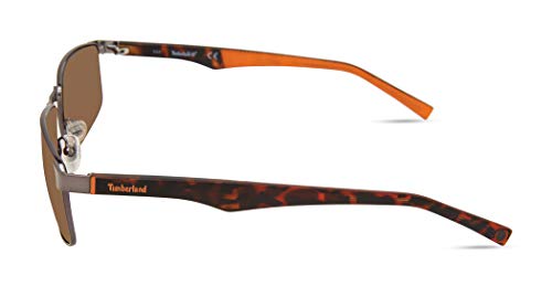 Image of Timberland Men's TBA9265 Polarized Rectangular Sunglasses
