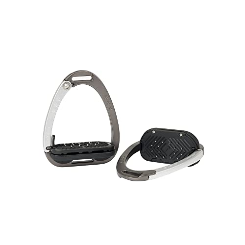 LeMieux Vector Balance Étrier Carbone argent : étriers de sécurité légers pour cavalier