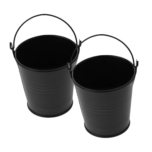 FUNOMOCYA Barbecue Oil Bucket Set 2pcs Metal Grease Collector for Outdoor Grill Easy to Clean Store