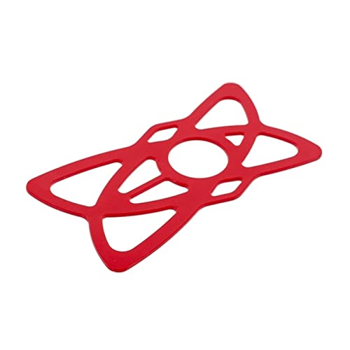 DIGUCFH GPS vélo Support for téléphone Portable Moto Guidon Silicone Bandes de sécurité téléphones Support Bande Compatible avec IPhone Xiaomi (Color : Red1) Cover